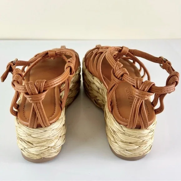 NEW ULLA JOHNSON LEATHER PLATFORM SANDALS - Picture 5 of 12